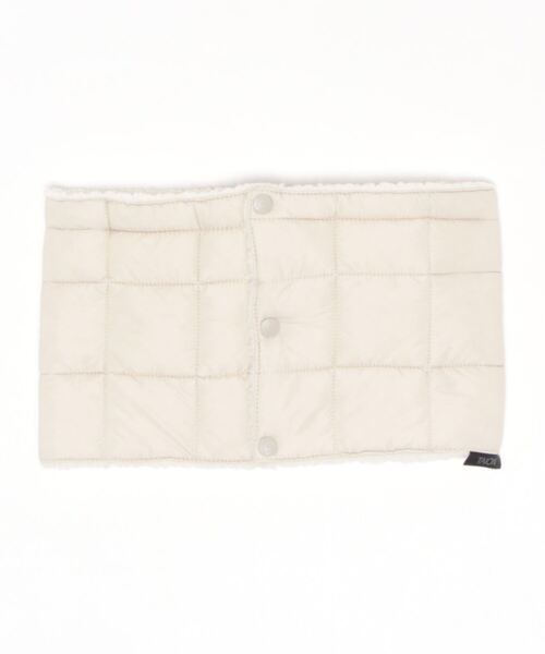 TAION（タイオン）の「TAION リバーシブルダウンネックウォーマー（ネックウォーマー/スヌード・メンズ・バーガンディー/ネイビー/オフホワイト/グレー/ブラック/ライトグレー/ダークネイビー/ブラウン/チョコ/その他2/グレー系その他・FREE）」の4枚目の写真