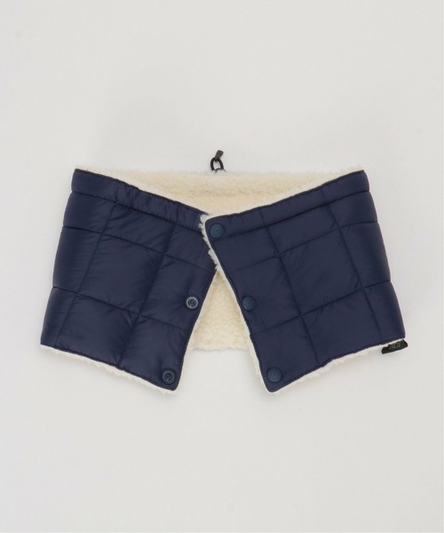 TAION（タイオン）の「TAION リバーシブルダウンネックウォーマー（ネックウォーマー/スヌード・メンズ・バーガンディー/ネイビー/オフホワイト/グレー/ブラック/ライトグレー/ダークネイビー/ブラウン/チョコ/その他2/グレー系その他・FREE）」の2枚目の写真