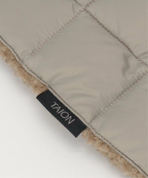 TAION（タイオン）の「TAION リバーシブルダウンネックウォーマー（ネックウォーマー/スヌード・メンズ・バーガンディー/ネイビー/オフホワイト/グレー/ブラック/ライトグレー/ダークネイビー/ブラウン/チョコ/その他2/グレー系その他・FREE）」の20枚目の写真