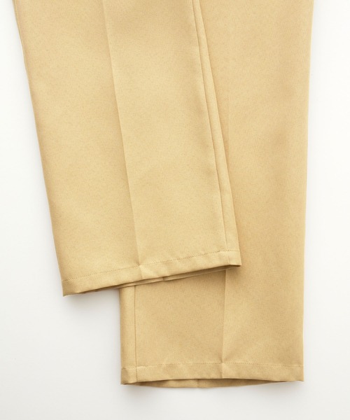 Chaco closet(チャコ クローゼット)の「リネンライクセンタープレスカラースラックスパンツ(スラックス・レディース・ブラック/ベージュ/ネイビー/ピンク/グリーン/ライトグリーン/アイボリー・FREE)」の15枚目の写真