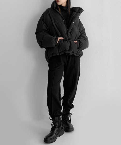 LVEU.（ラブユ.）の「Center seam jogger pants / センターシームジョガーパンツ（その他パンツ・レディース・ブラック/ブルーグレー・FREE）」の11枚目の写真
