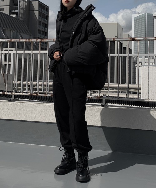 LVEU.（ラブユ.）の「Center seam jogger pants / センターシームジョガーパンツ（その他パンツ・レディース・ブラック/ブルーグレー・FREE）」の17枚目の写真