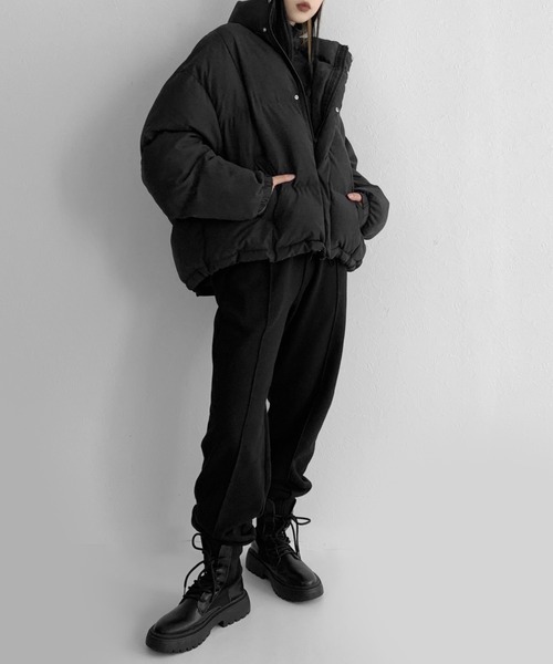 LVEU.（ラブユ.）の「Center seam jogger pants / センターシームジョガーパンツ（その他パンツ・レディース・ブラック/ブルーグレー・FREE）」の22枚目の写真