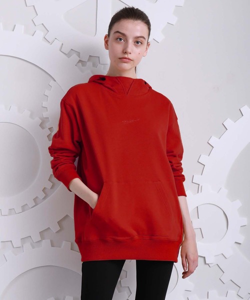 A DEGREE FAHRENHEIT（エーディグリーファーレンハイ）の「【ユニセックスアイテム】HWアイコニックフーディ（パーカー・メンズ・ブラック/オレンジ/マスタード/ダークグレー/ラベンダー・MEDIUM/LARGE/FREE）」の5枚目の写真