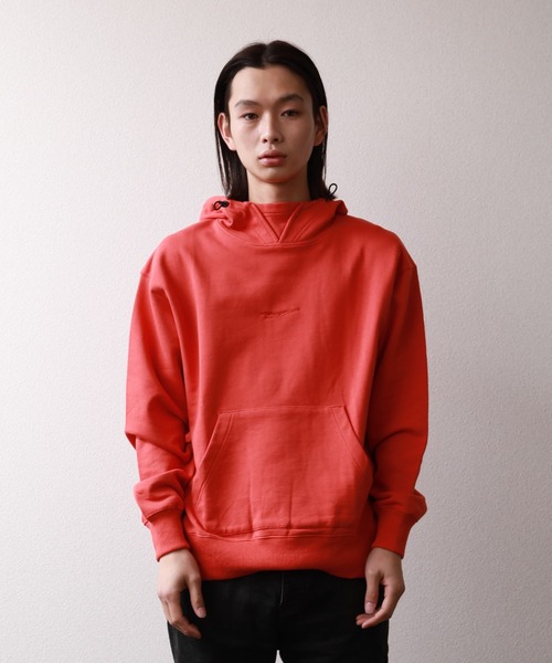 A DEGREE FAHRENHEIT（エーディグリーファーレンハイ）の「【ユニセックスアイテム】HWアイコニックフーディ（パーカー・メンズ・ブラック/オレンジ/マスタード/ダークグレー/ラベンダー・MEDIUM/LARGE/FREE）」の18枚目の写真