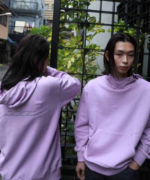 A DEGREE FAHRENHEIT（エーディグリーファーレンハイ）の「【ユニセックスアイテム】HWアイコニックフーディ（パーカー・メンズ・ブラック/オレンジ/マスタード/ダークグレー/ラベンダー・MEDIUM/LARGE/FREE）」の10枚目の写真