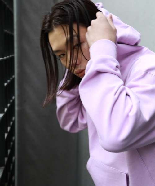 A DEGREE FAHRENHEIT（エーディグリーファーレンハイ）の「【ユニセックスアイテム】HWアイコニックフーディ（パーカー・メンズ・ブラック/オレンジ/マスタード/ダークグレー/ラベンダー・MEDIUM/LARGE/FREE）」の15枚目の写真