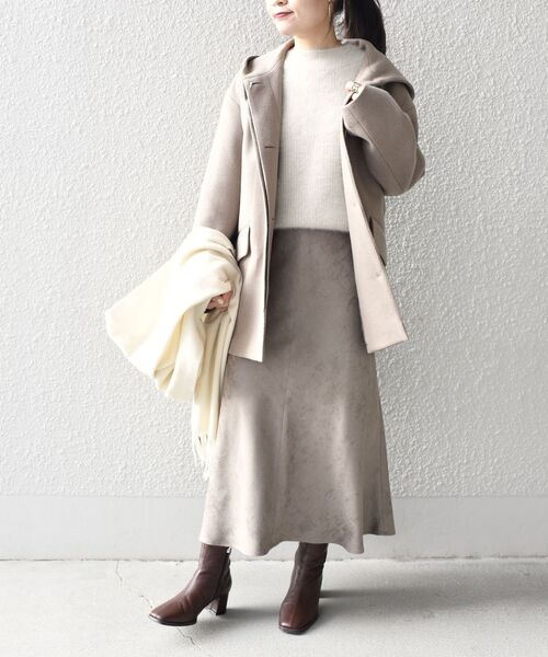 SHIPS（シップス）の「フードミディコート（その他アウター・レディース・オフホワイト/グリーン/ブラウン・36/38）」の13枚目の写真