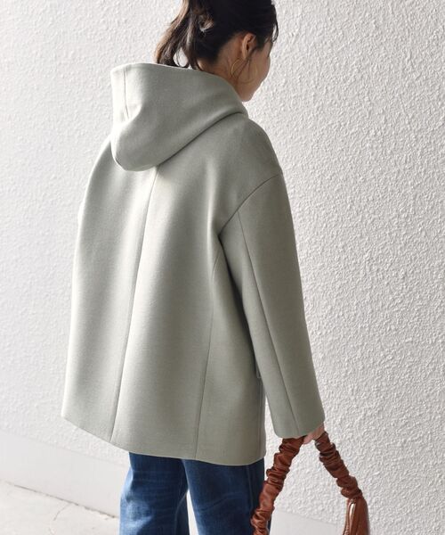 SHIPS（シップス）の「フードミディコート（その他アウター・レディース・オフホワイト/グリーン/ブラウン・36/38）」の16枚目の写真