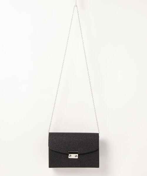 CARETTE(カレット)の「ラメ フロント金具 クラッチ パーティーバッグ(クラッチバッグ・レディース・ブラック/シルバー/シャンパン・FREE)」の12枚目の写真