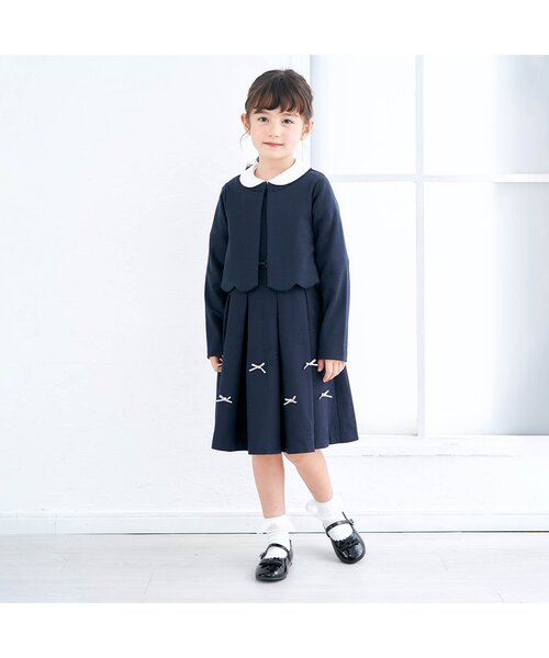 apres les cours（アプレレクール）の「スカラップリボンシューズ_アプレレクールマシェリ（パンプス・キッズ・ブラック/ベージュ・15 /14/19/20/16/17/18）」の6枚目の写真