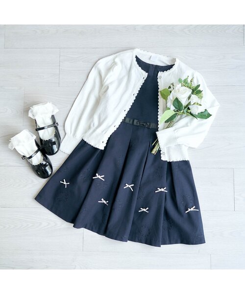 apres les cours（アプレレクール）の「スカラップリボンシューズ_アプレレクールマシェリ（パンプス・キッズ・ブラック/ベージュ・15 /14/19/20/16/17/18）」の12枚目の写真