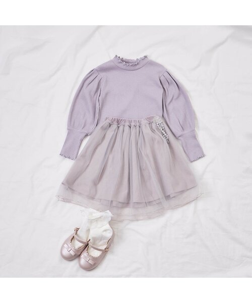 apres les cours（アプレレクール）の「スカラップリボンシューズ_アプレレクールマシェリ（パンプス・キッズ・ブラック/ベージュ・15 /14/19/20/16/17/18）」の14枚目の写真