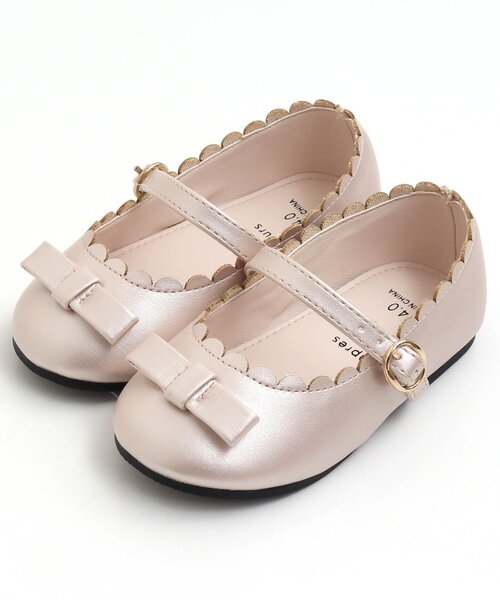 apres les cours（アプレレクール）の「スカラップリボンシューズ_アプレレクールマシェリ（パンプス・キッズ・ブラック/ベージュ・15 /14/19/20/16/17/18）」の16枚目の写真