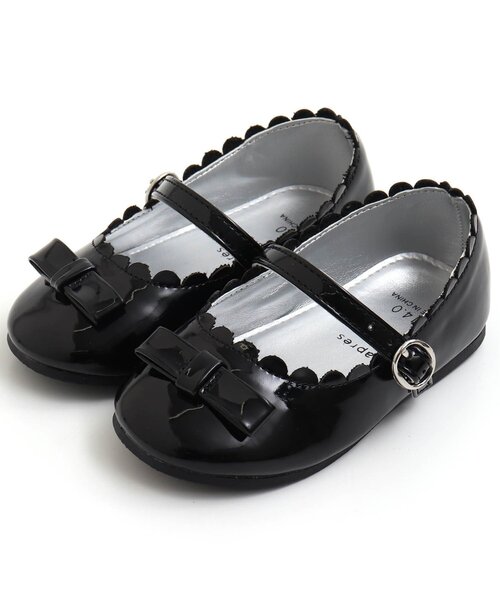 apres les cours（アプレレクール）の「スカラップリボンシューズ_アプレレクールマシェリ（パンプス・キッズ・ブラック/ベージュ・15 /14/19/20/16/17/18）」の17枚目の写真