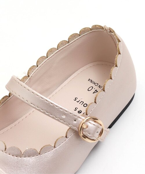 apres les cours（アプレレクール）の「スカラップリボンシューズ_アプレレクールマシェリ（パンプス・キッズ・ブラック/ベージュ・15 /14/19/20/16/17/18）」の20枚目の写真