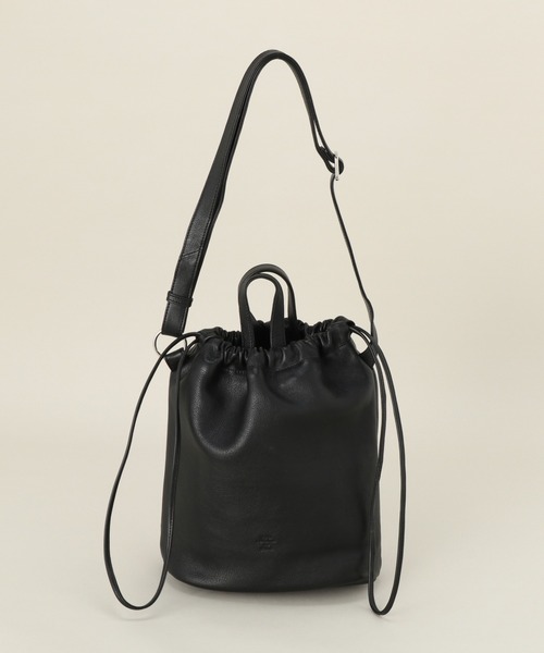 SEEKER（シーカー）の「【SEEKER / シーカー】 別注 キンチャクショルダーバッグ（ショルダーバッグ・メンズ・ブラック/ベージュ・FREE）」の5枚目の写真