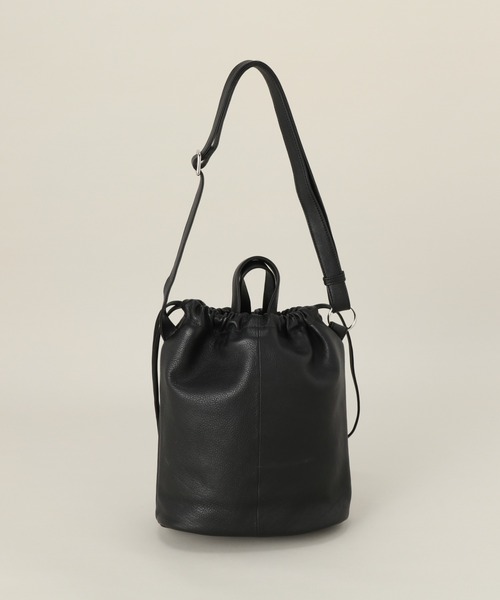 SEEKER（シーカー）の「【SEEKER / シーカー】 別注 キンチャクショルダーバッグ（ショルダーバッグ・メンズ・ブラック/ベージュ・FREE）」の7枚目の写真