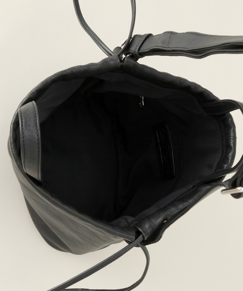 SEEKER（シーカー）の「【SEEKER / シーカー】 別注 キンチャクショルダーバッグ（ショルダーバッグ・メンズ・ブラック/ベージュ・FREE）」の9枚目の写真