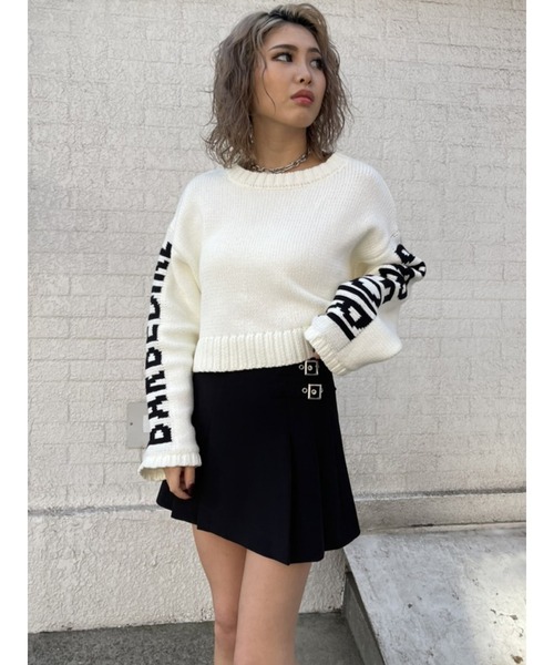 EGOIST(エゴイスト)の「ベルトデザインプリーツスカートII(スカート・レディース・マルチ/ブラック・M/S)」の8枚目の写真