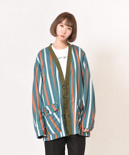 MILKBOY（ミルクボーイ）の「REGIMENTAL CARDIGAN（カーディガン/ボレロ・レディース・A/B/C/D・FREE）」の2枚目の写真