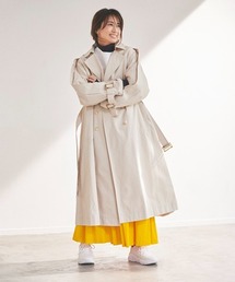 【emmi atelier】袖コンシャストレンチコート