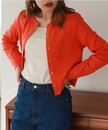 archives | リブショートカーディガン(カーディガン/ボレロ)