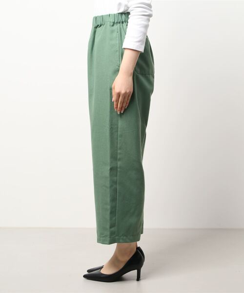 Samansa Mos2（サマンサ モスモス）の「柄アソートゆるストレートパンツ（その他パンツ・レディース・オレンジ/キナリ/グリーン/ブラック/ベージュ・ﾌﾘ-）」の6枚目の写真