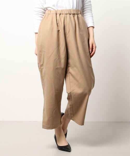 Samansa Mos2（サマンサ モスモス）の「柄アソートゆるストレートパンツ（その他パンツ・レディース・オレンジ/キナリ/グリーン/ブラック/ベージュ・ﾌﾘ-）」の10枚目の写真