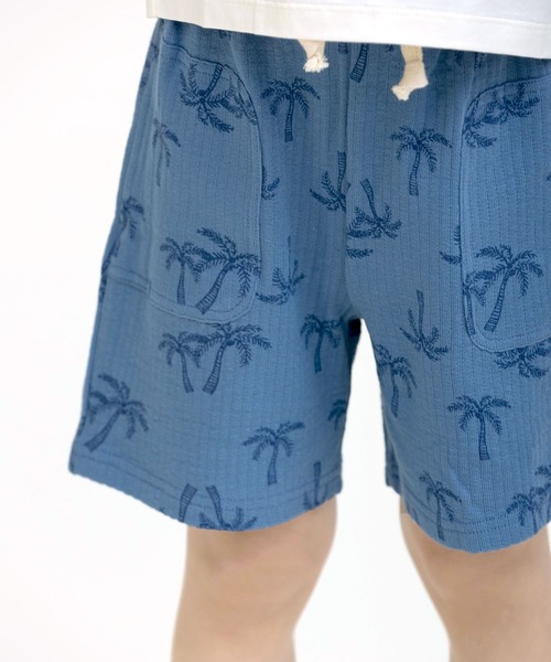 DILASH（ディラッシュ）の「ヤシの木総柄ハーフパンツ（その他パンツ・キッズ・ブルー/チャコール・130/140/90/100/110/120/80）」の10枚目の写真