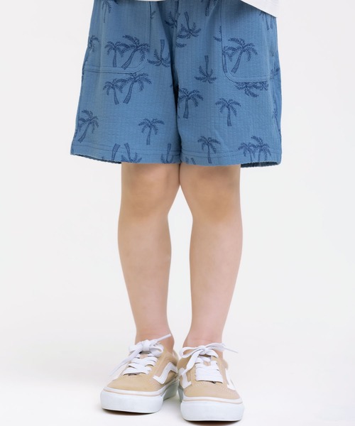 DILASH（ディラッシュ）の「ヤシの木総柄ハーフパンツ（その他パンツ・キッズ・ブルー/チャコール・130/140/90/100/110/120/80）」の8枚目の写真