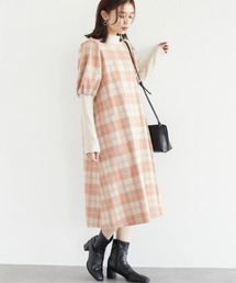 Sugar spoon | ・SUGAR SPOON リブキリカエチェックワンピース＊(ワンピース)