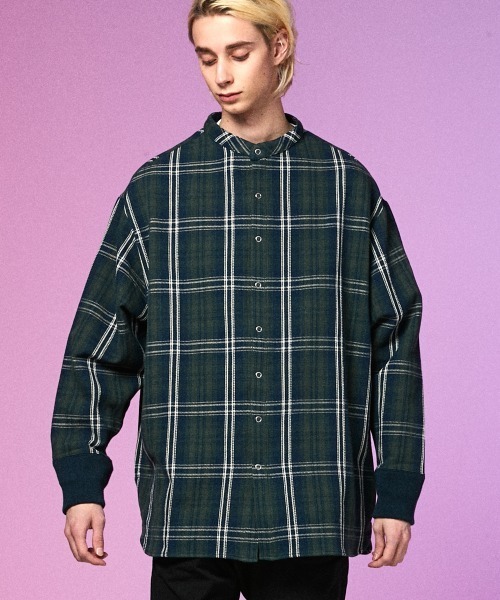 rehacer（レアセル）の「rehacer : Check Over Joint Shirt Made in Japan / チェック オーバーシャツ メイドインジャパン（シャツ/ブラウス・メンズ・グリーン系その他/イエロー系その他・LARGE/MEDIUM/X-LARGE/SMALL）」の15枚目の写真
