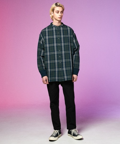 rehacer（レアセル）の「rehacer : Check Over Joint Shirt Made in Japan / チェック オーバーシャツ メイドインジャパン（シャツ/ブラウス・メンズ・グリーン系その他/イエロー系その他・LARGE/MEDIUM/X-LARGE/SMALL）」の19枚目の写真