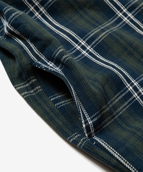 rehacer（レアセル）の「rehacer : Check Over Joint Shirt Made in Japan / チェック オーバーシャツ メイドインジャパン（シャツ/ブラウス・メンズ・グリーン系その他/イエロー系その他・LARGE/MEDIUM/X-LARGE/SMALL）」の9枚目の写真