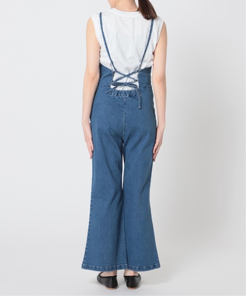 U by SPICK&SPAN（ユーバイスピックアンドスパン）の「バックレースアップ デニムオールインワン◆（つなぎ/オールインワン・レディース・ブルー・36/38）」の19枚目の写真