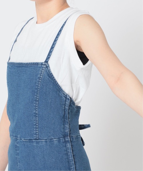 U by SPICK&SPAN（ユーバイスピックアンドスパン）の「バックレースアップ デニムオールインワン◆（つなぎ/オールインワン・レディース・ブルー・36/38）」の22枚目の写真