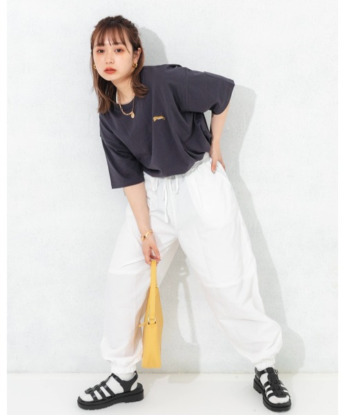 nemne store（ネンネストア）の「ナイロンバルーンパンツ（その他パンツ・レディース・オフホワイト/ピンク/グリーン・フリー）」の10枚目の写真