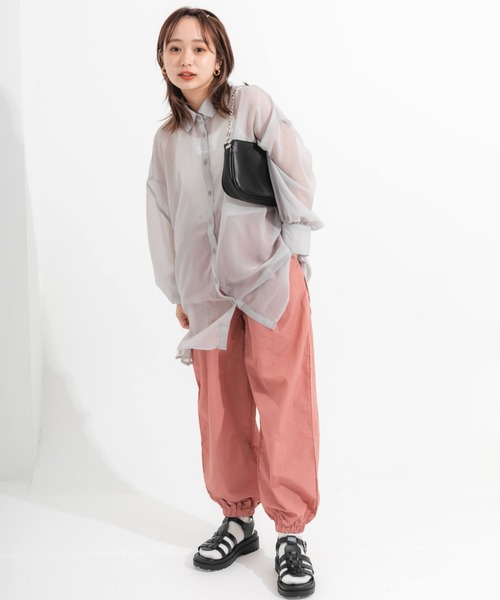 nemne store（ネンネストア）の「ナイロンバルーンパンツ（その他パンツ・レディース・オフホワイト/ピンク/グリーン・フリー）」の21枚目の写真