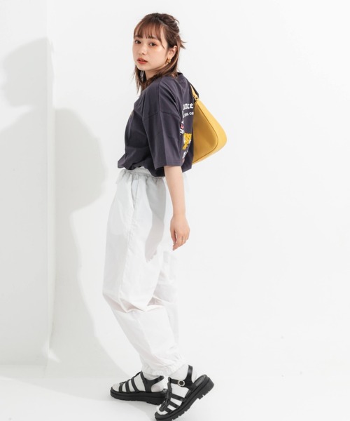 nemne store（ネンネストア）の「ナイロンバルーンパンツ（その他パンツ・レディース・オフホワイト/ピンク/グリーン・フリー）」の4枚目の写真