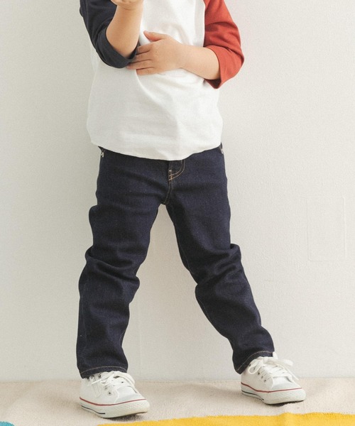 FORK&SPOON(フォークアンドスプーン)の「FORK&SPOON ストレッチデニムパンツ(KIDS)(デニムパンツ・キッズ・ワンウォッシュ・120/105/135)」の2枚目の写真