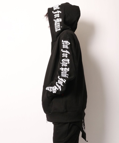 ByTheR（バイザアール）の「BYTHER 韓国ブランド 刺繍ジップアップパーカー（パーカー・メンズ・ブラック・FREE）」の5枚目の写真