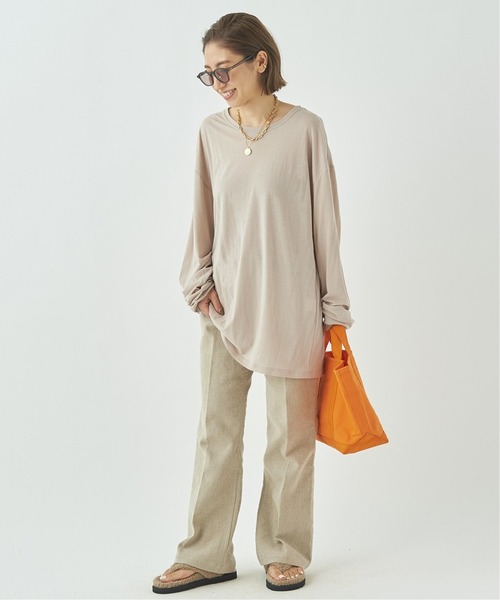 plage（プラージュ）の「【PROTAGONISTA/プロタゴニスタ】 PRINT LON Tシャツ◆（Tシャツ/カットソー・レディース・ベージュ・FREE）」の17枚目の写真