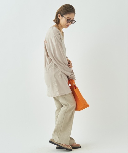 plage（プラージュ）の「【PROTAGONISTA/プロタゴニスタ】 PRINT LON Tシャツ◆（Tシャツ/カットソー・レディース・ベージュ・FREE）」の19枚目の写真