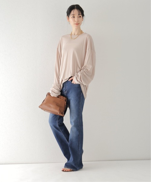 plage（プラージュ）の「【PROTAGONISTA/プロタゴニスタ】 PRINT LON Tシャツ◆（Tシャツ/カットソー・レディース・ベージュ・FREE）」の2枚目の写真