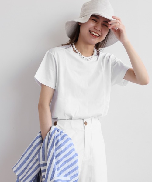 JOURNAL STANDARD relume(ジャーナルスタンダード レリューム)の「【sportswear/スポーツウェア】 2パックTEE(Tシャツ/カットソー・レディース・ホワイト/ブラック/ネイビー・FREE)」の2枚目の写真