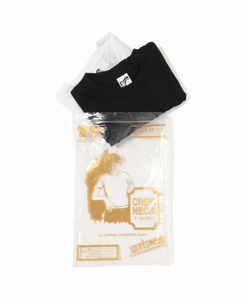 JOURNAL STANDARD relume(ジャーナルスタンダード レリューム)の「【sportswear/スポーツウェア】 2パックTEE(Tシャツ/カットソー・レディース・ホワイト/ブラック/ネイビー・FREE)」の3枚目の写真