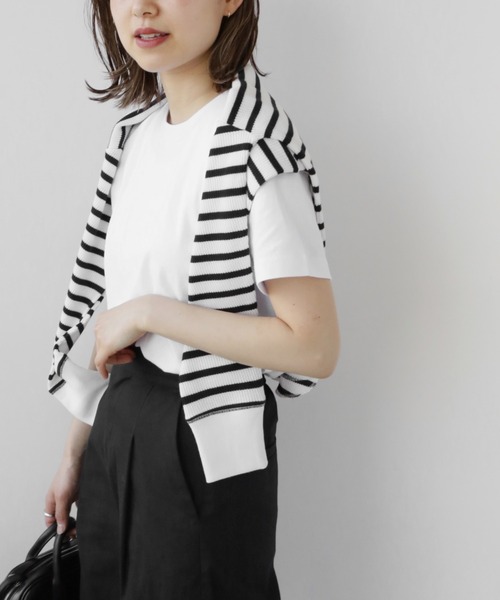 JOURNAL STANDARD relume(ジャーナルスタンダード レリューム)の「【sportswear/スポーツウェア】 2パックTEE(Tシャツ/カットソー・レディース・ホワイト/ブラック/ネイビー・FREE)」の14枚目の写真