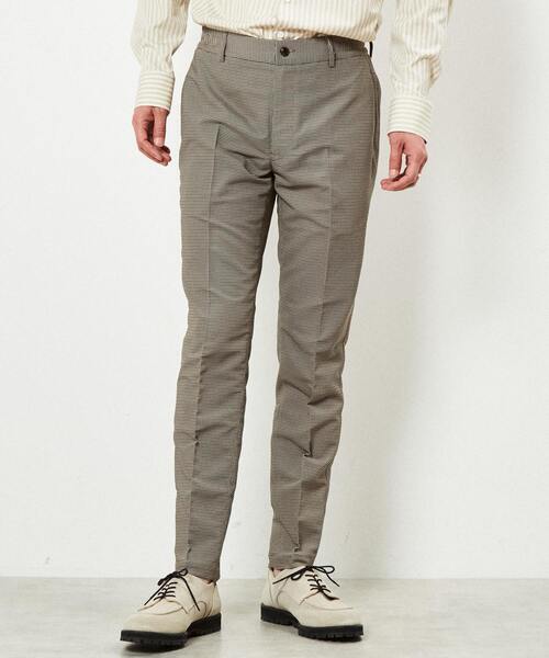 MEN'S MELROSE（メンズメルローズ）の「チドリカラミストレッチテーパードパンツ（スラックス・メンズ・ベージュ/ネイビー・2/3/5/4）」の2枚目の写真