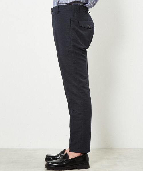 MEN'S MELROSE（メンズメルローズ）の「チドリカラミストレッチテーパードパンツ（スラックス・メンズ・ベージュ/ネイビー・2/3/5/4）」の4枚目の写真